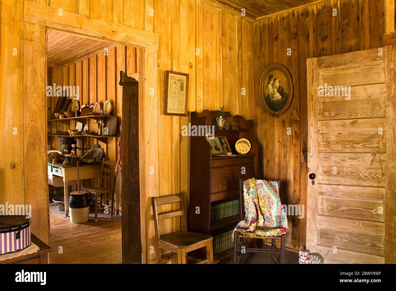 Chambre pirate, Osceola County Historical Society et Pioneer Museum, ville de Kissimmee, la région d'Orlando, Florida, USA Banque D'Images