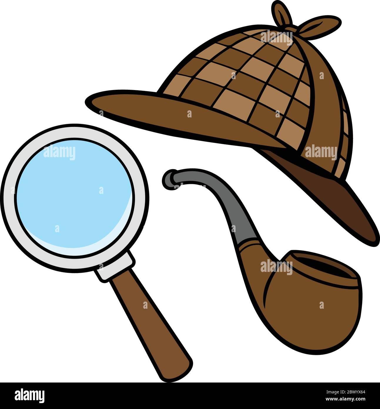 BTHRORO Kits de détective, Lunettes de Vue Chapeau de Détective Loupe Kit de Détective Accessoires de Costume pour jeu de Rôle Fête d'habillage Costume Fournitures Accessoire