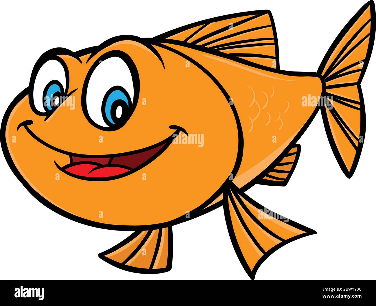 Dessin-dessin d'un poisson rouge - UN dessin-dessin Illustration d'un poisson rouge. Illustration de Vecteur