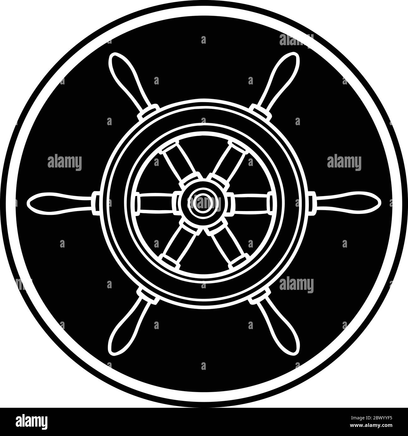 HELM Insignia- Illustration d'un Helm Insignia. Illustration de Vecteur