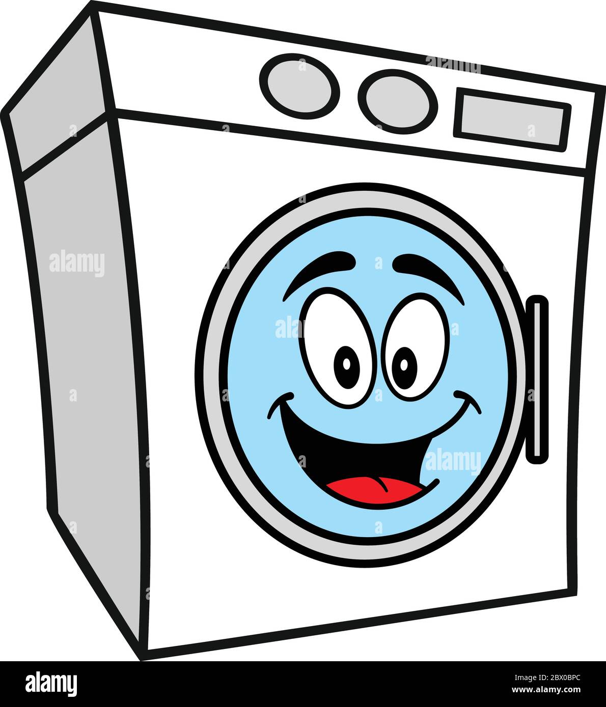 Mascot de lave-linge - UN dessin d'une Mascot de lave-linge Image  Vectorielle Stock - Alamy
