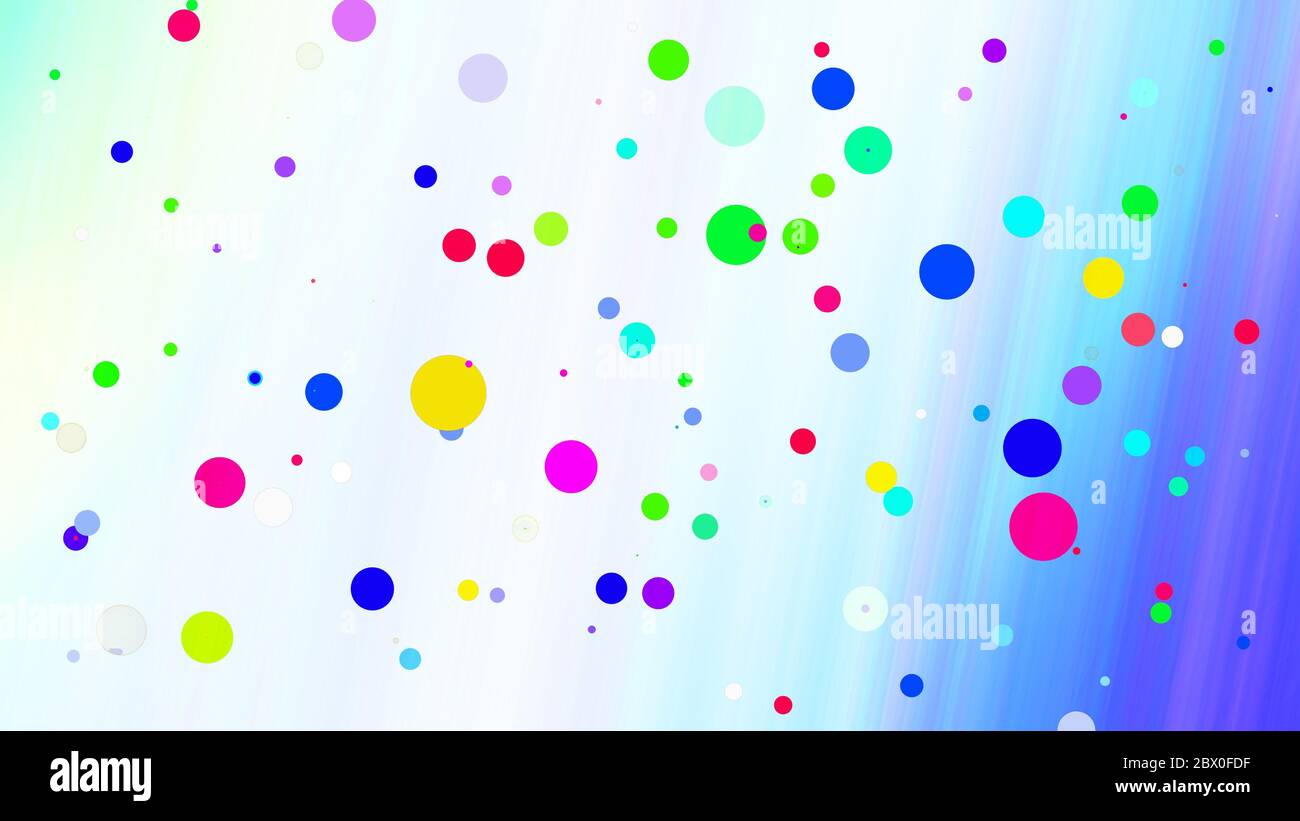 ballons colorés sur une surface bleue Banque D'Images