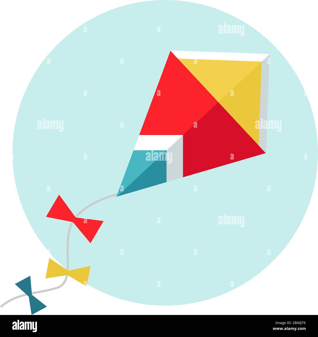 Illustration vectorielle kite. Illustration de Vecteur