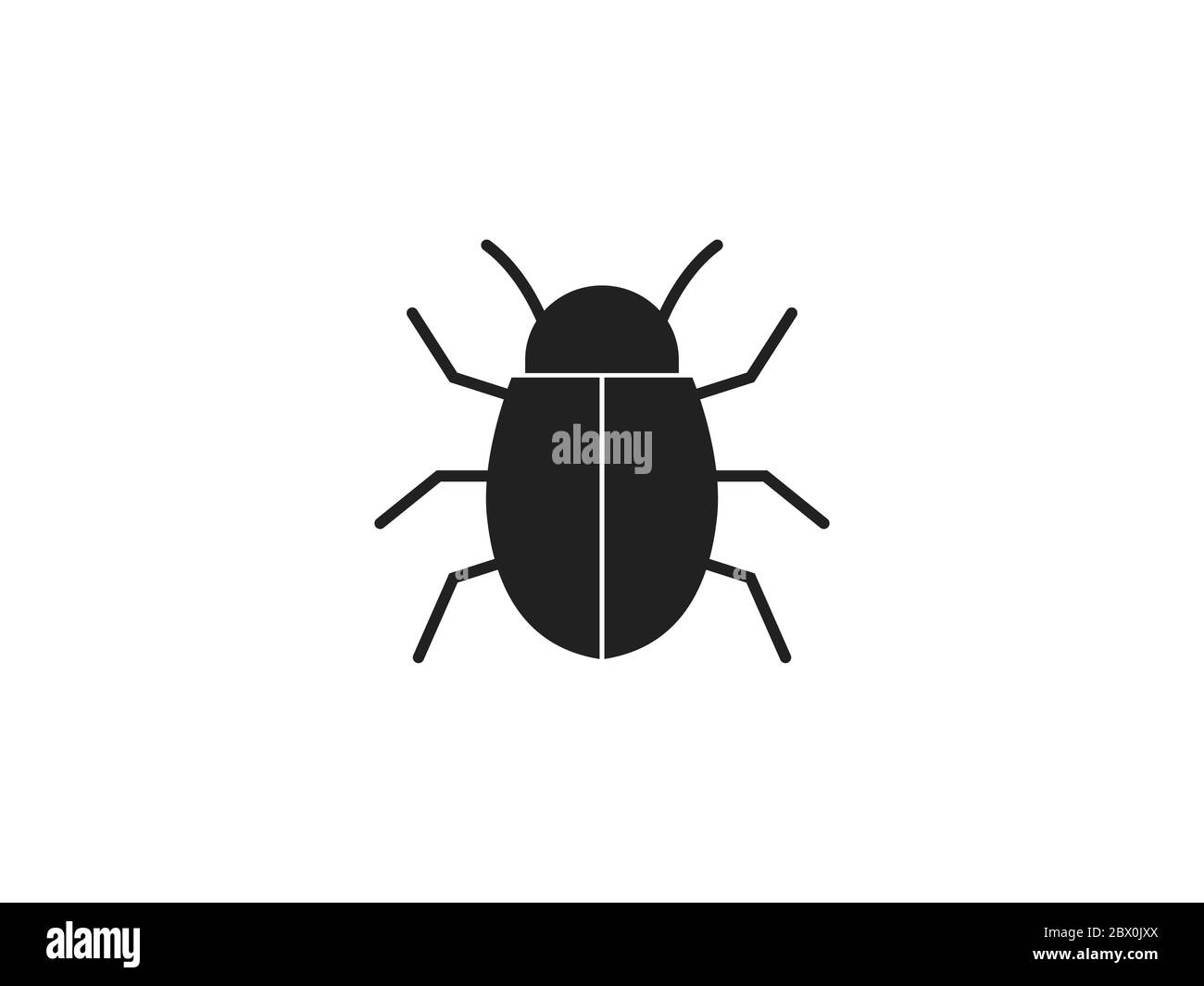 Icône animal, insecte, insecte. Illustration vectorielle, conception plate. Illustration de Vecteur