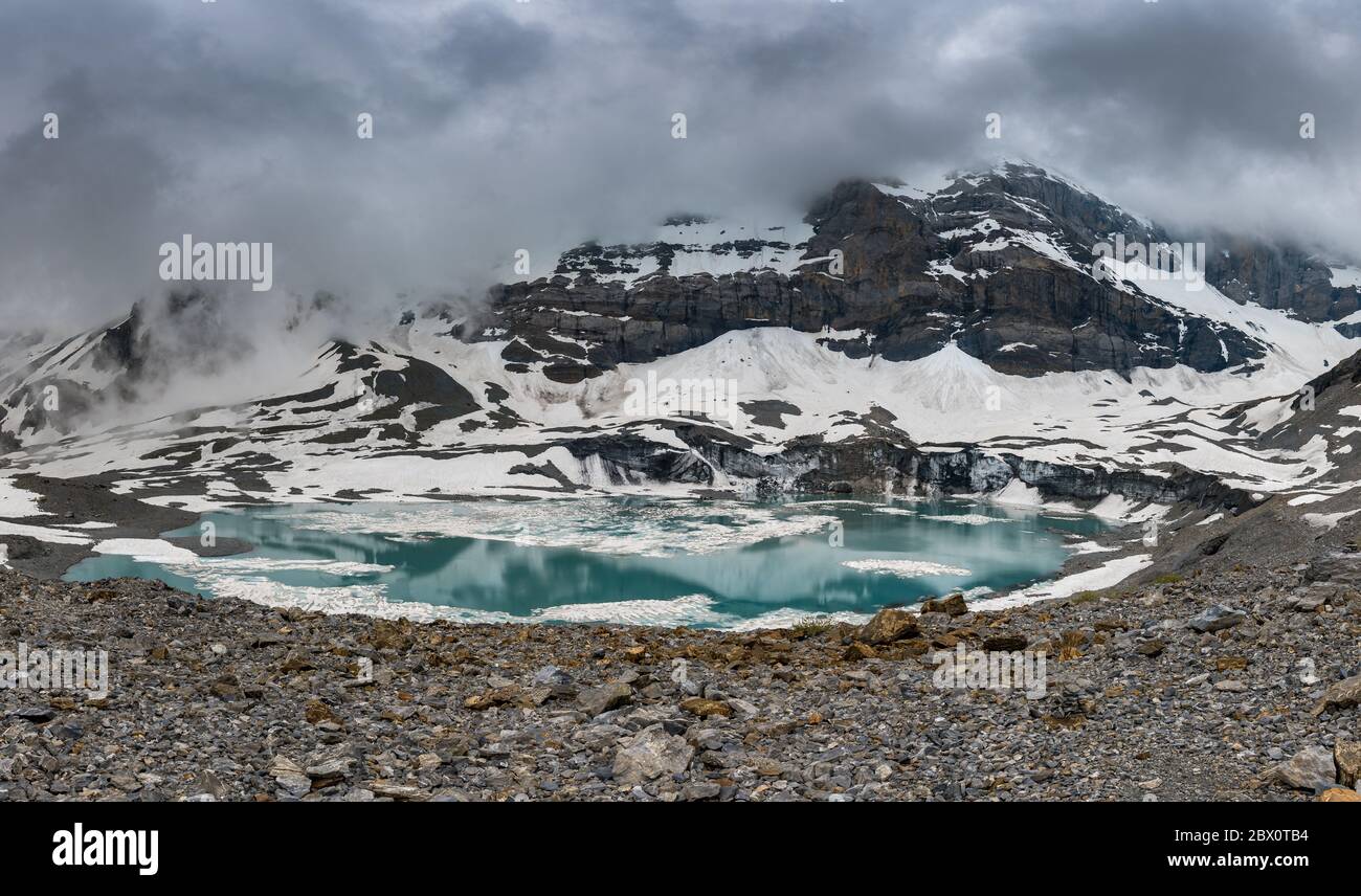 lac glacier Griesslisee en Suisse centrale Banque D'Images