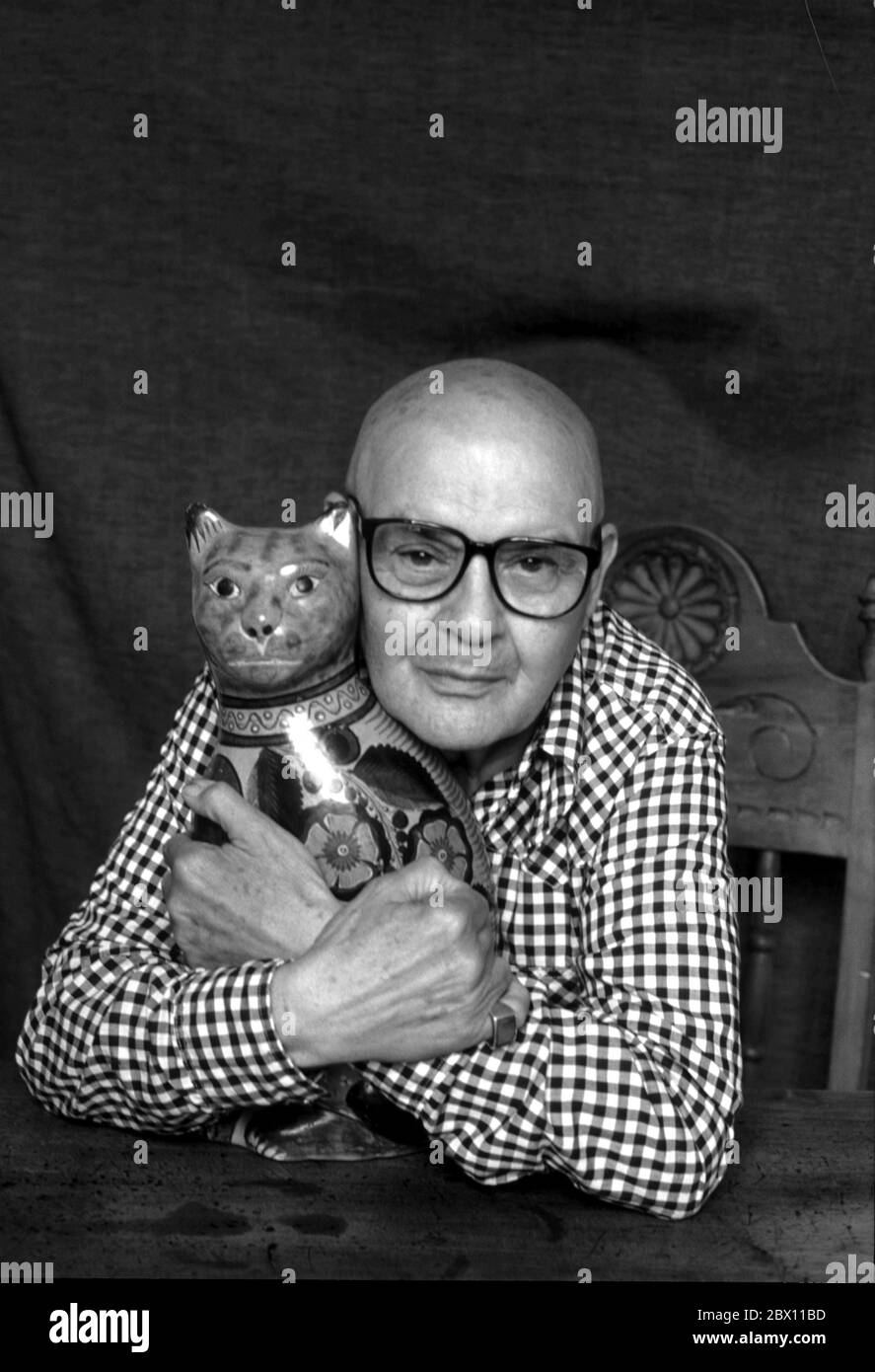 Portrait de Carlo Coccioli à sa place 1999 ©Basso CANNARSA/Opale *** Légende locale *** Contenu Premium, cette image fait l'objet de tarification spŽ Banque D'Images