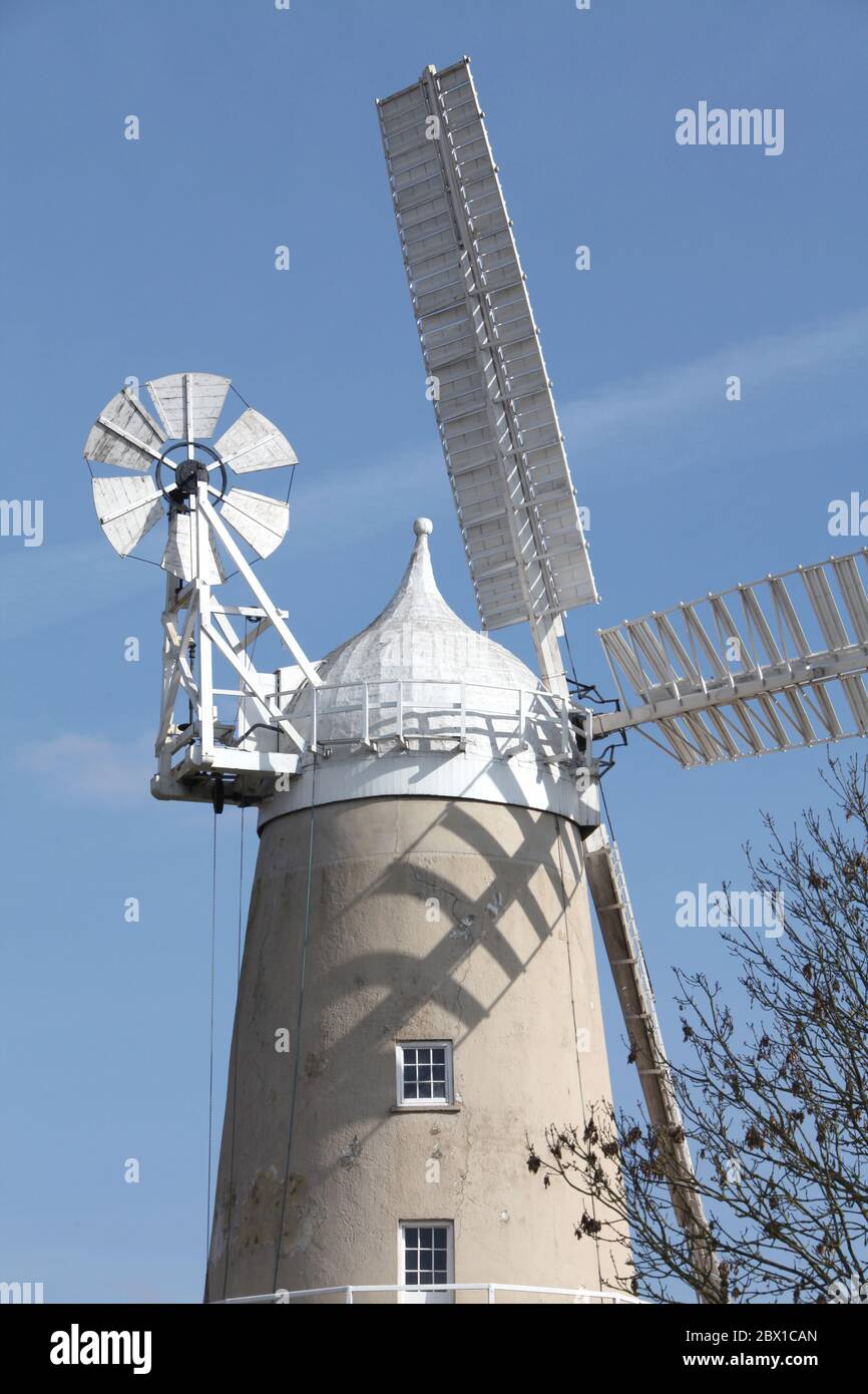 Denver Windmill près de Downham Market, Norfolk, Royaume-Uni Banque D'Images