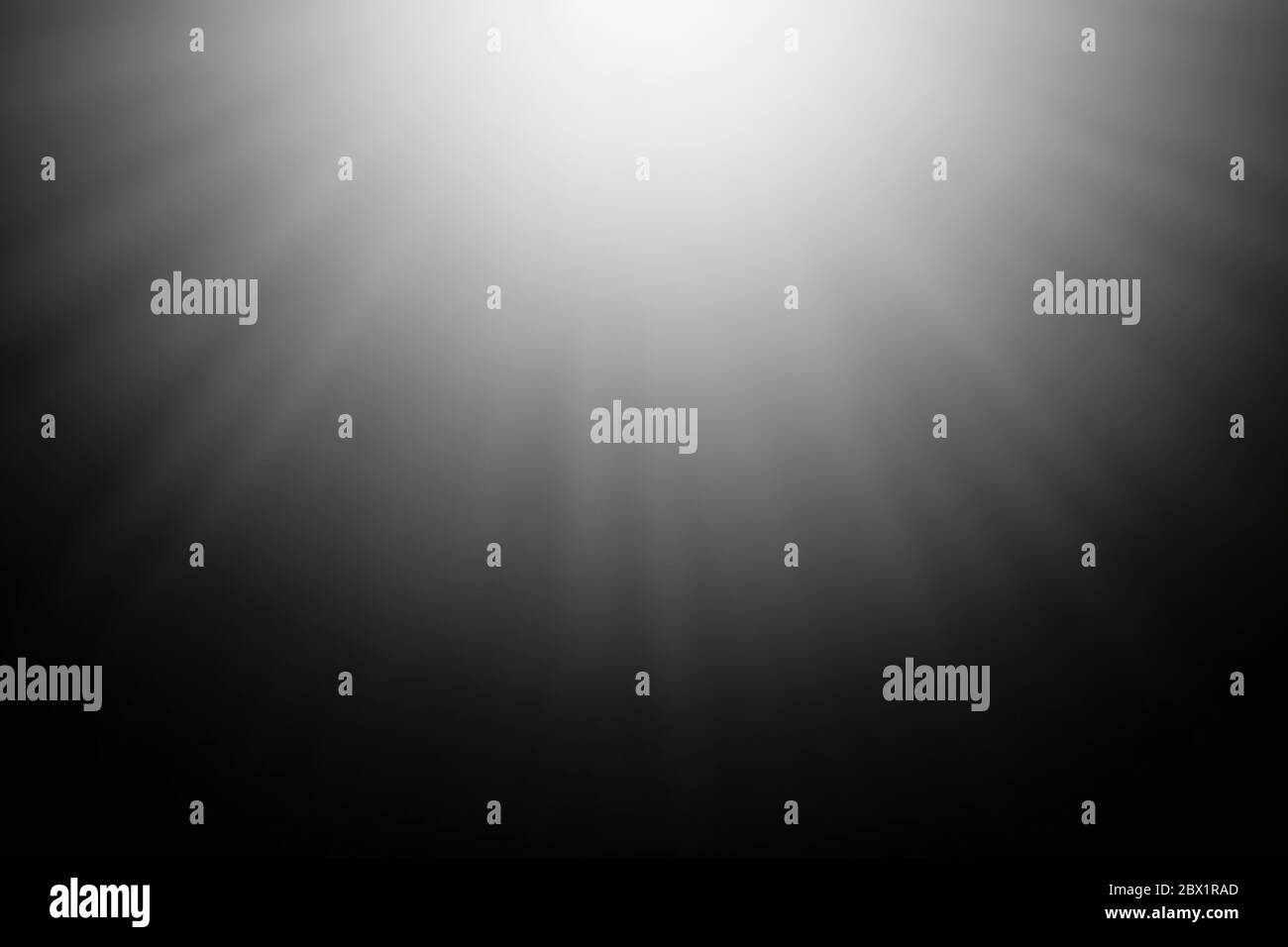 Lumière abstraite floue rayons sur fond noir. Banque D'Images