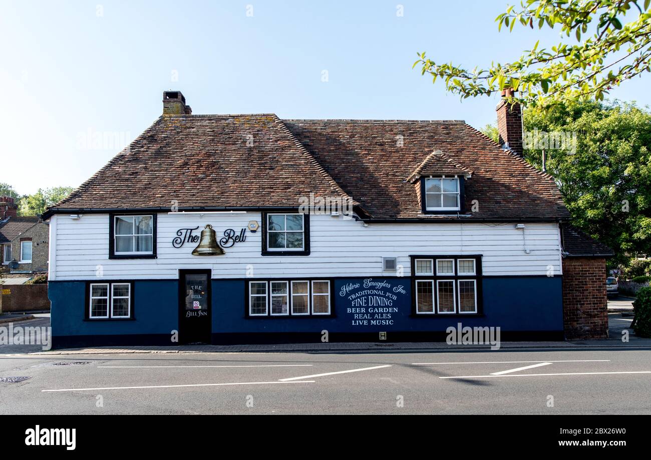 Le Bell Inn le Hythe Kent Banque D'Images