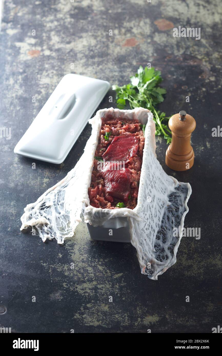 Terrine de gibier Banque de photographies et d’images à haute