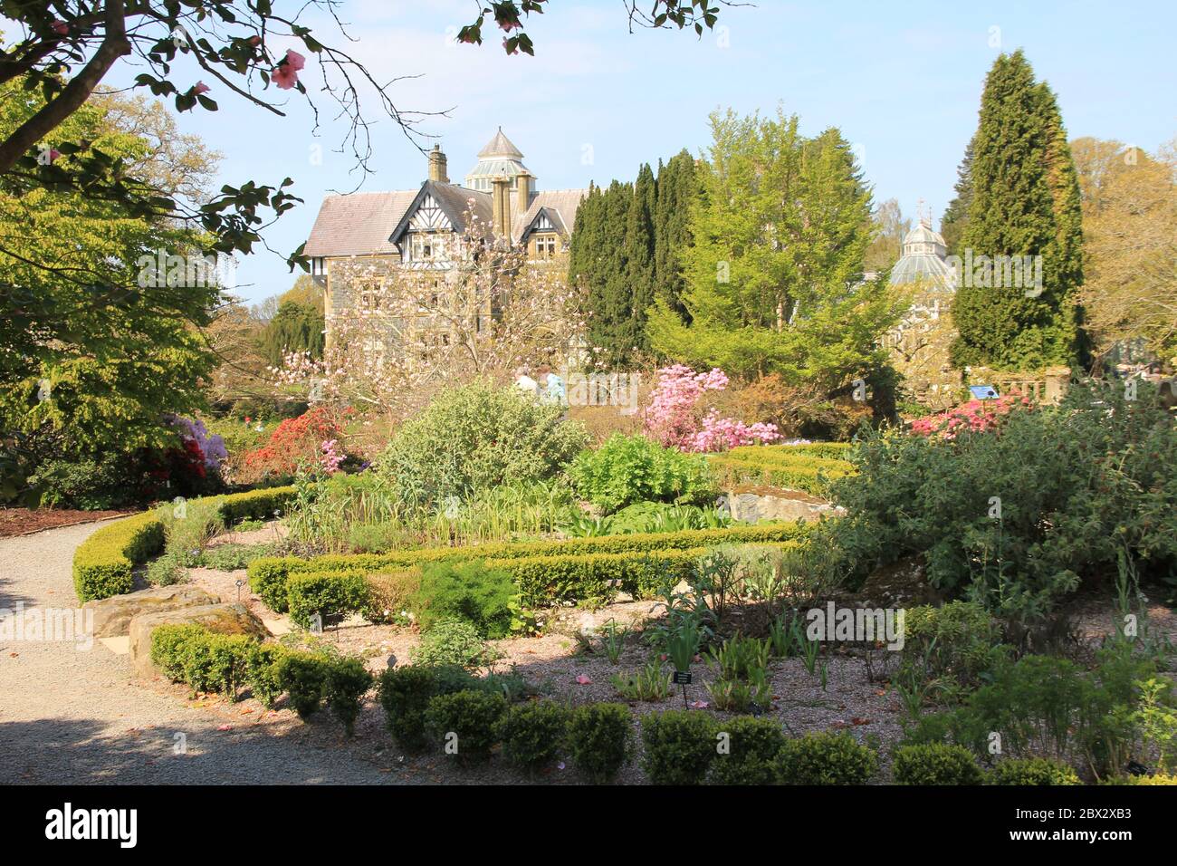 Bodnant Garden au pays de Galles, Royaume-Uni Banque D'Images