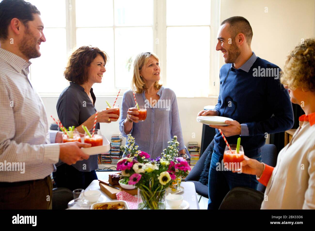 Brunch du Banque D'Images