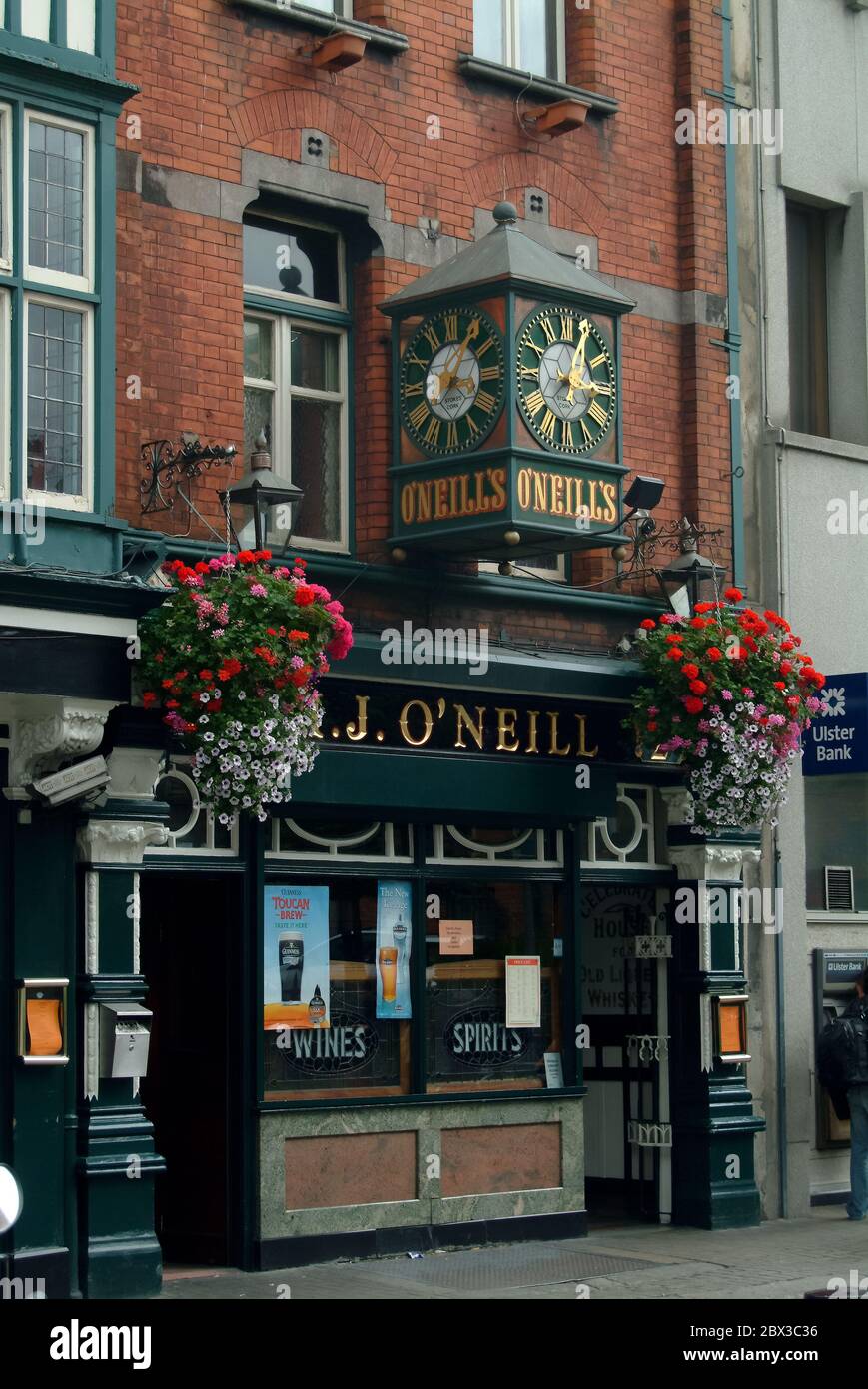 M.J. O'Neill's est un bar-restaurant dans le centre de Dublin, Baile Átha Cliath, Irlande, Éire, Irland, Írország, Europe Banque D'Images