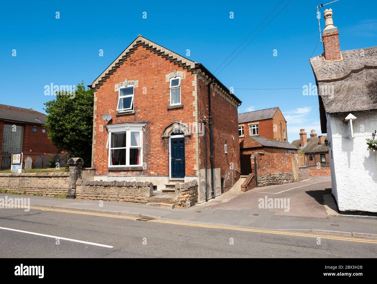 Ancien bâtiment à Kegworth, Leicestershire, Royaume-Uni Banque D'Images