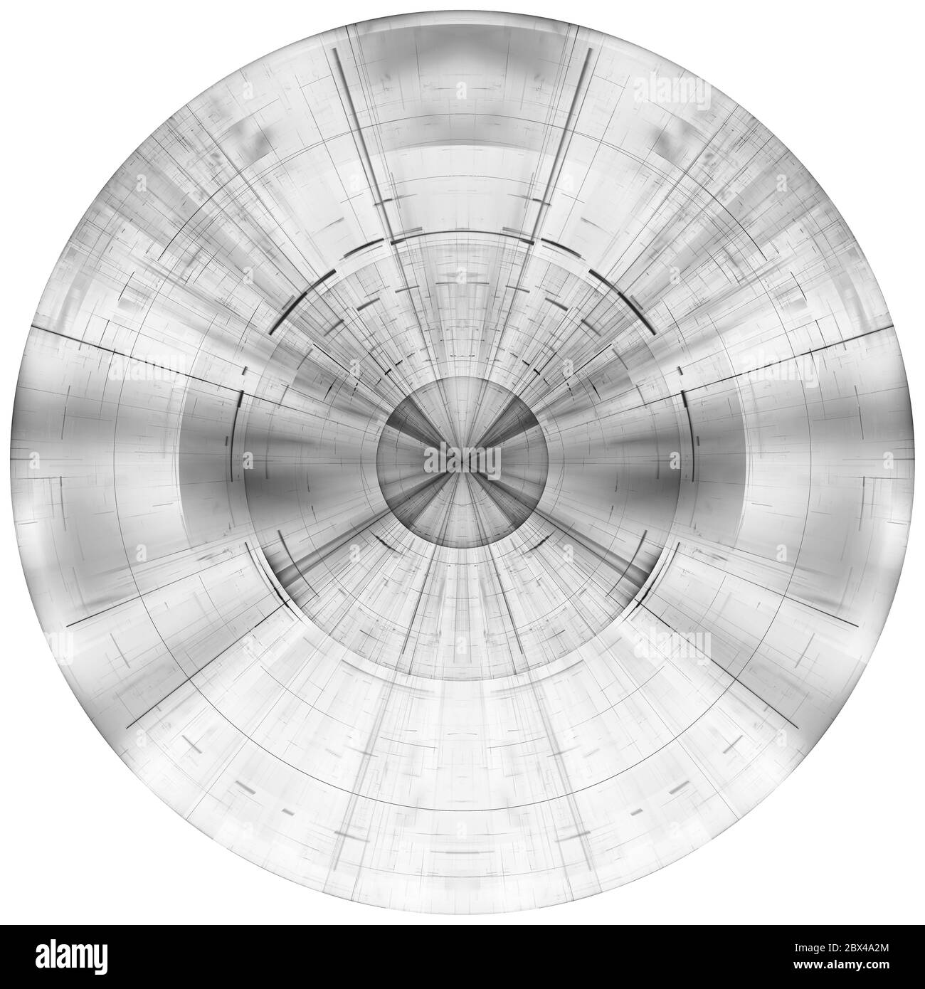 L'illustration fractale abstraite pour le design créatif ressemble à la structure technologique moderne de la ville Banque D'Images