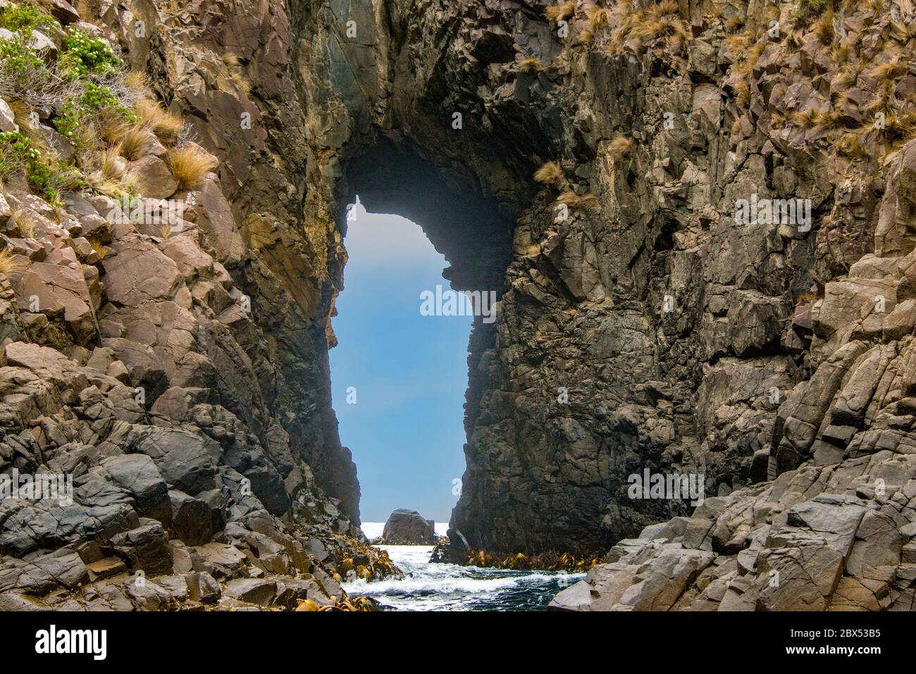 Sea Arch Bruny Island Tasmanie Australie Banque D'Images