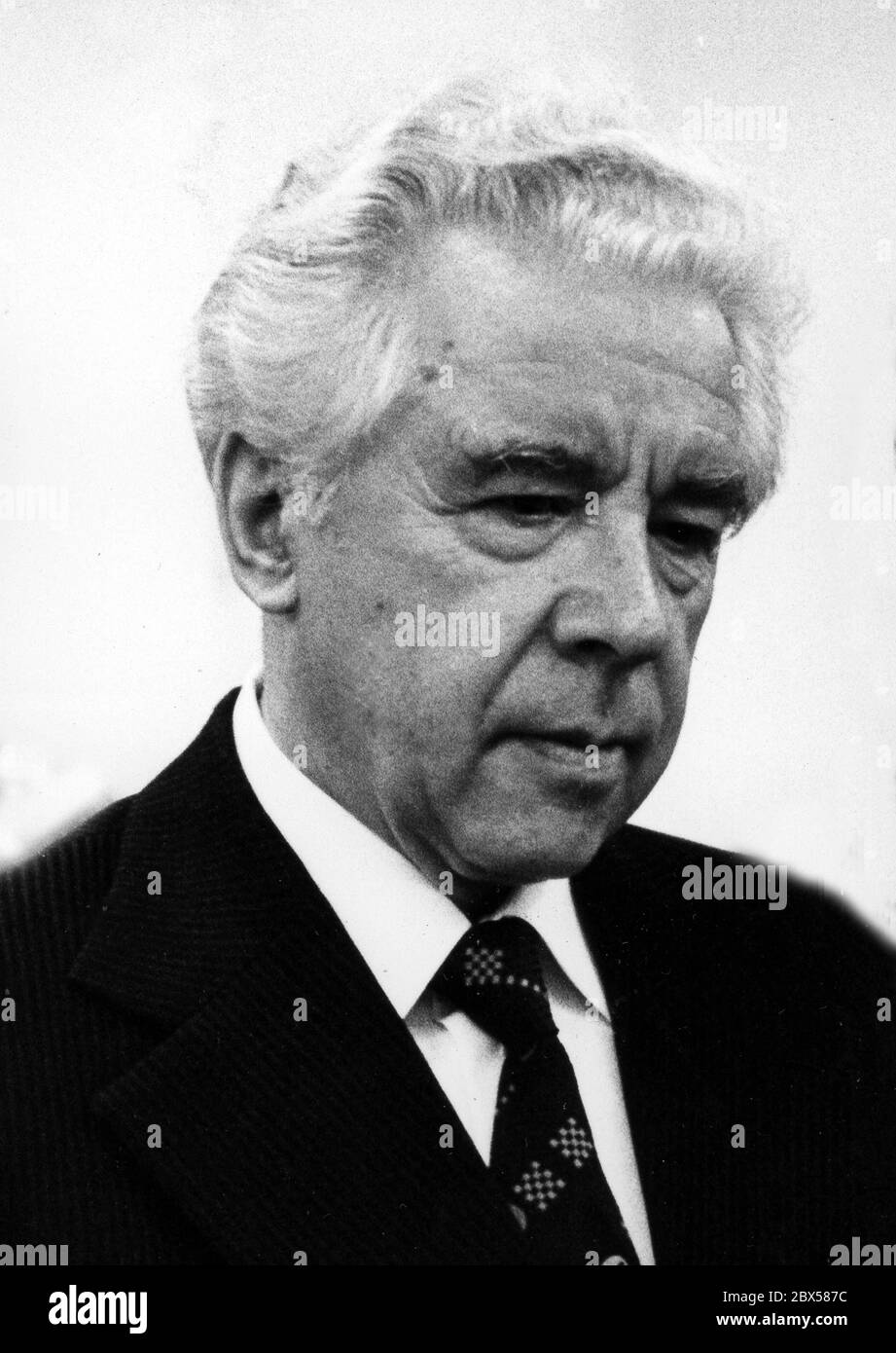 Pyotr Andreyevich Abrassimov - * 16.05.1912, Ambassadeur de l'Union soviétique dans la RDA de 1962 à 1971 et de 1975 à 1983, impliqué de façon significative du côté soviétique dans l'Accord de 03.09.1971 sur le statut de Berlin, En raison de son autocratie également appelée « ambassadeur au pouvoir » dans le RDA. Banque D'Images