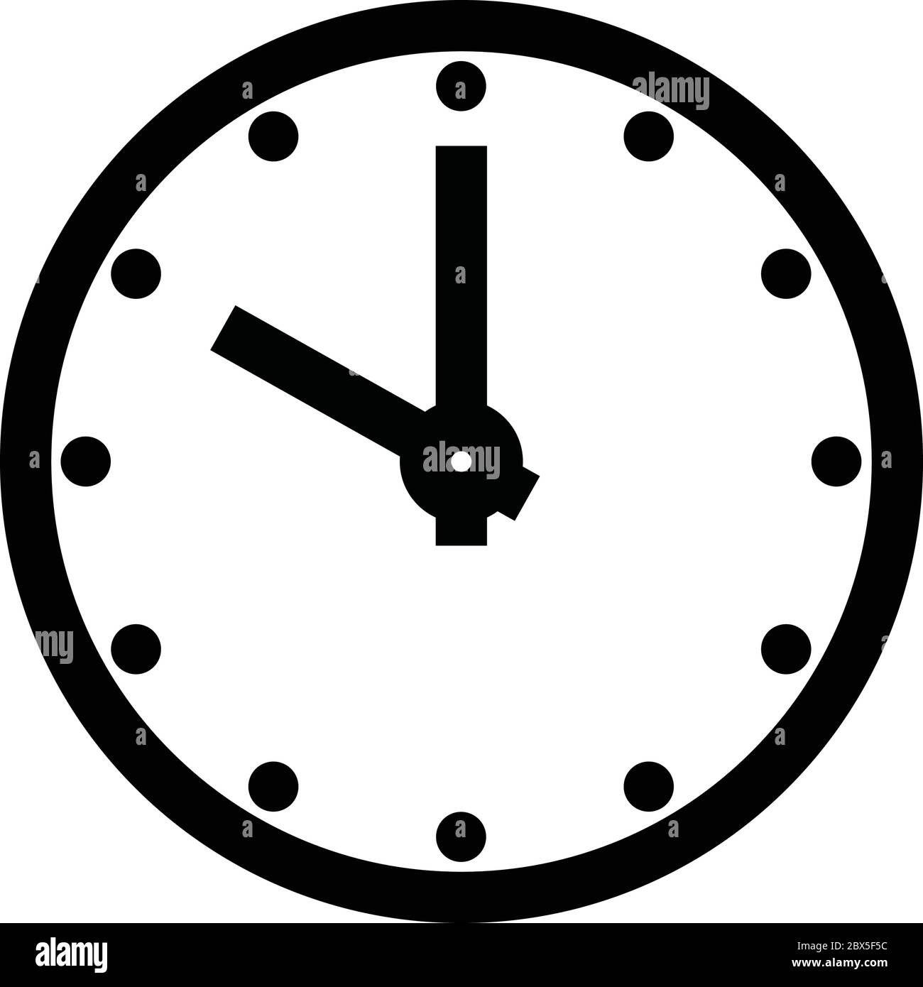 Basic clock face Banque de photographies et d'images à haute résolution -  Alamy