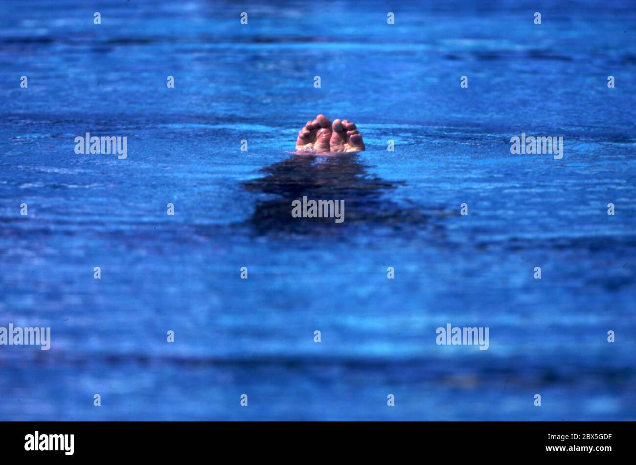 Barcelone Jeux Olypiques 1992 natation synchronisée Solo Beatrice Mulliner (Autriche) pas d'utilisation commerciale. Éditorial uniquement. Banque D'Images