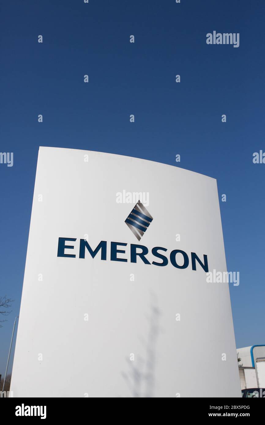 Emerson Automation Solutions, Leicester Banque D'Images