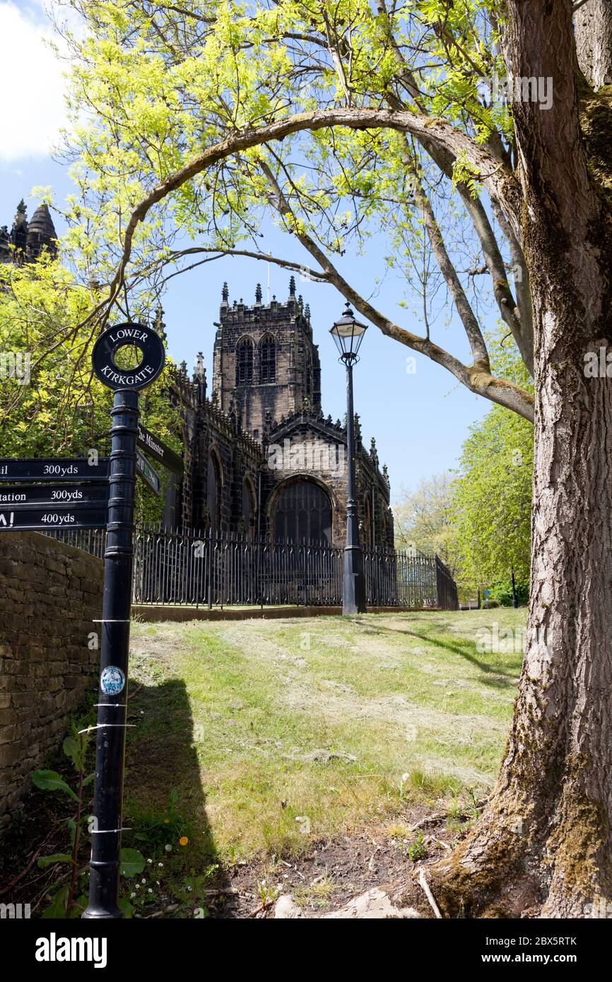 The Minster, Halifax, West Yorkshire Banque D'Images