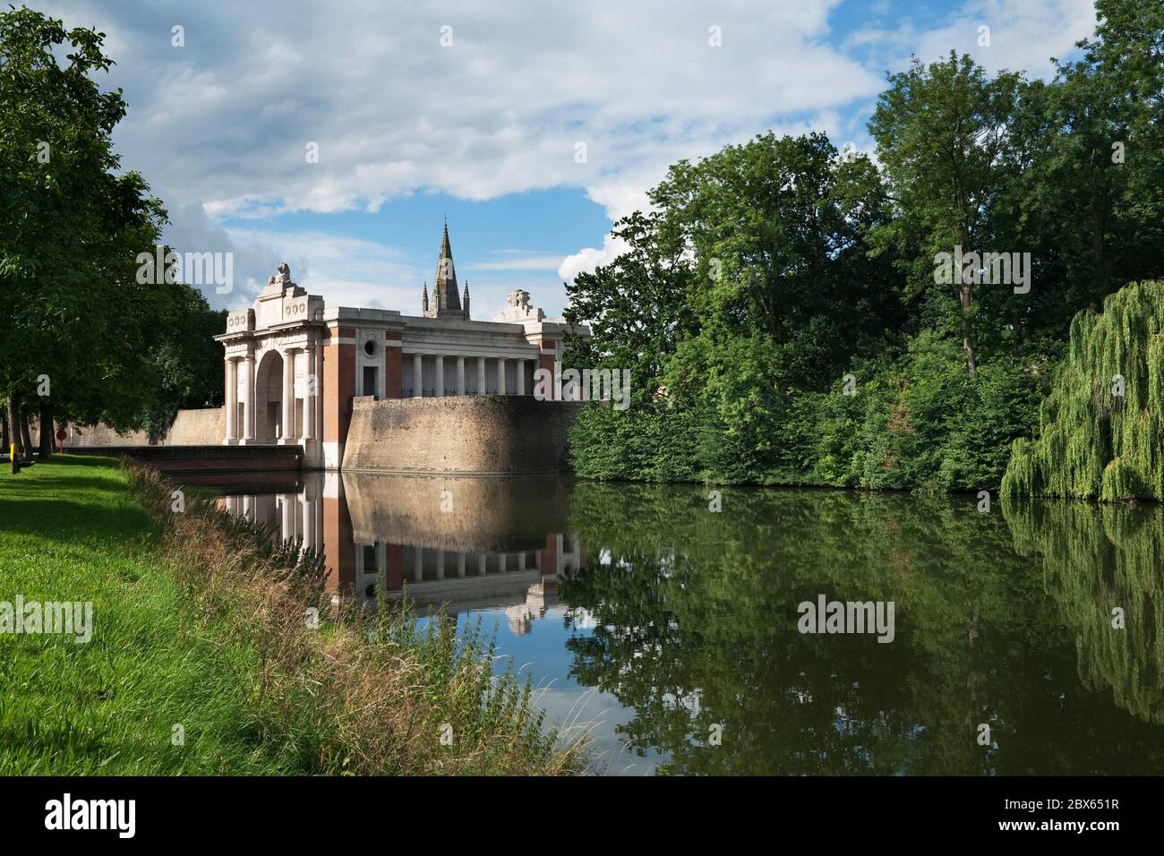 Porte Menin Memorial Banque D'Images