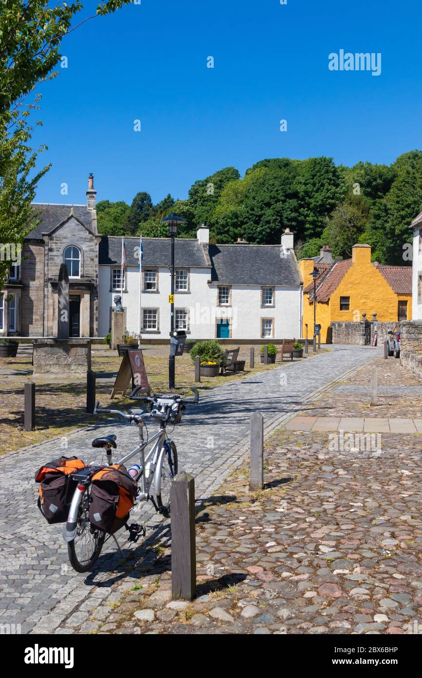 Le beau village côtier de Culross, Fife, Écosse. Banque D'Images