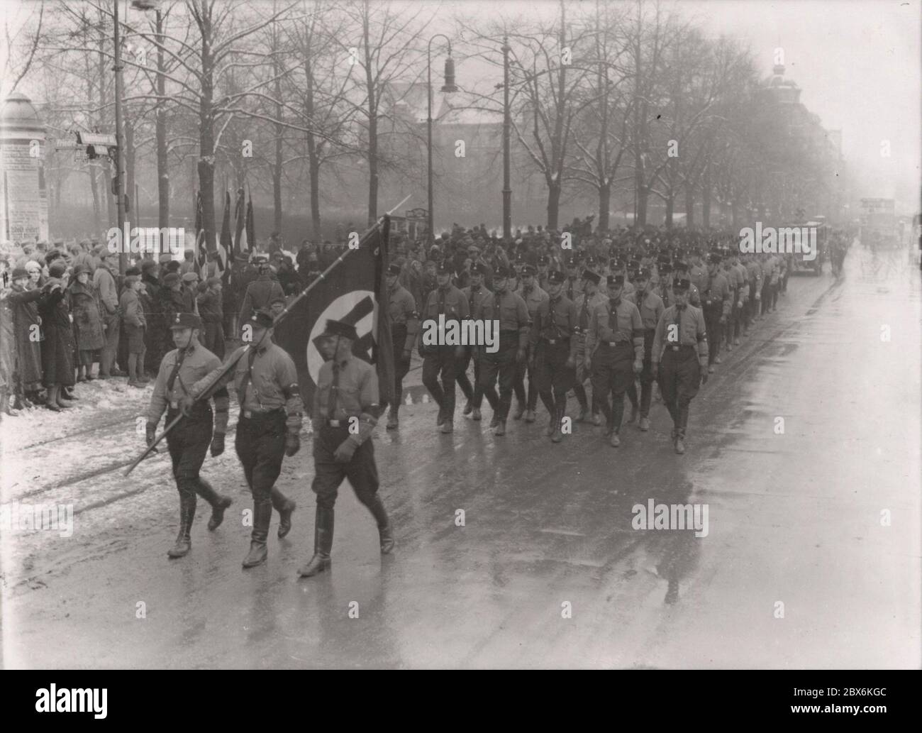 Sa appel Heinrich Hoffmann photographies 1933 photographe officiel d'Adolf Hitler, et un politicien et éditeur nazi, qui était un membre du cercle intime d'Hitler. Banque D'Images