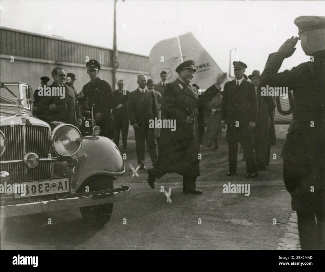 Milch, directeur de Deutsche Lufthansa. Heinrich Hoffmann photographie 1933 photographe officiel d'Adolf Hitler, et un homme politique et éditeur nazi, qui était membre du cercle intime d'Hitler. Banque D'Images