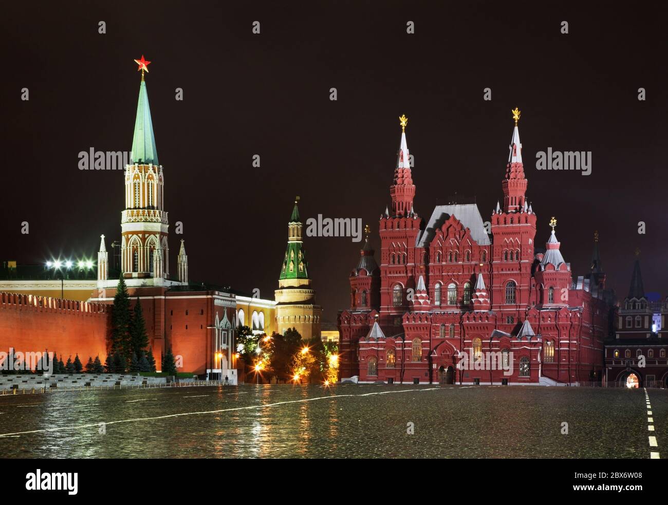 La place Rouge à Moscou. La Russie Banque D'Images