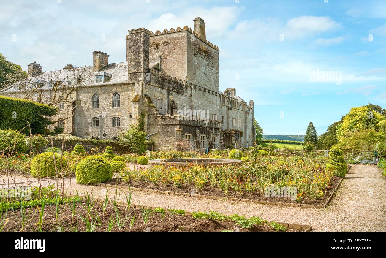 Buckland Abbey et jardins, un 700-year-old house in Buckland Monachorum, près de Tavistock, Devon, Angleterre Banque D'Images