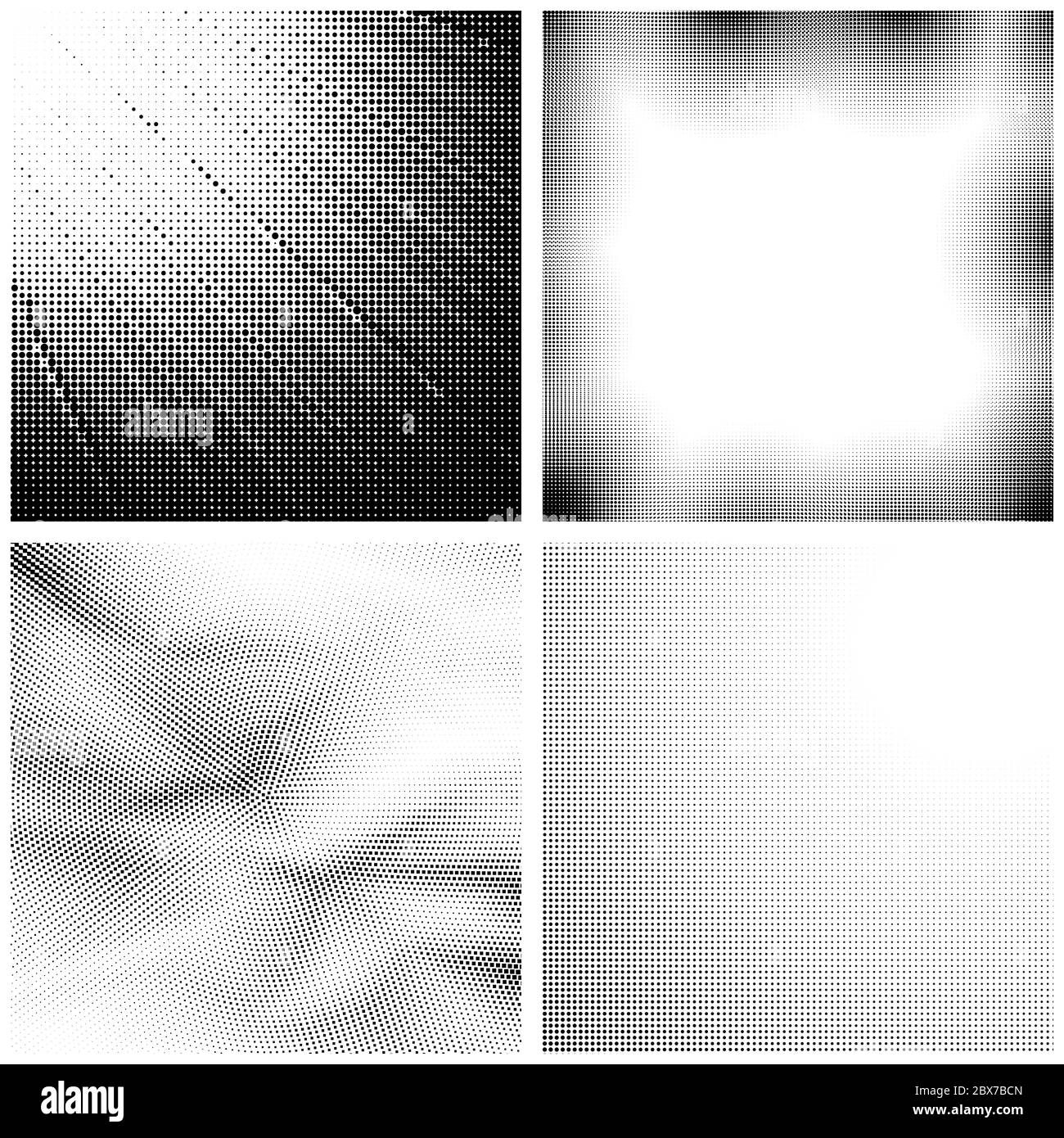 Modèle de demi-teinte. Ensemble de points. La texture en pointillés sur fond blanc. Grunge Overlay Modèle. La conception linéaire de détresse. Banque D'Images