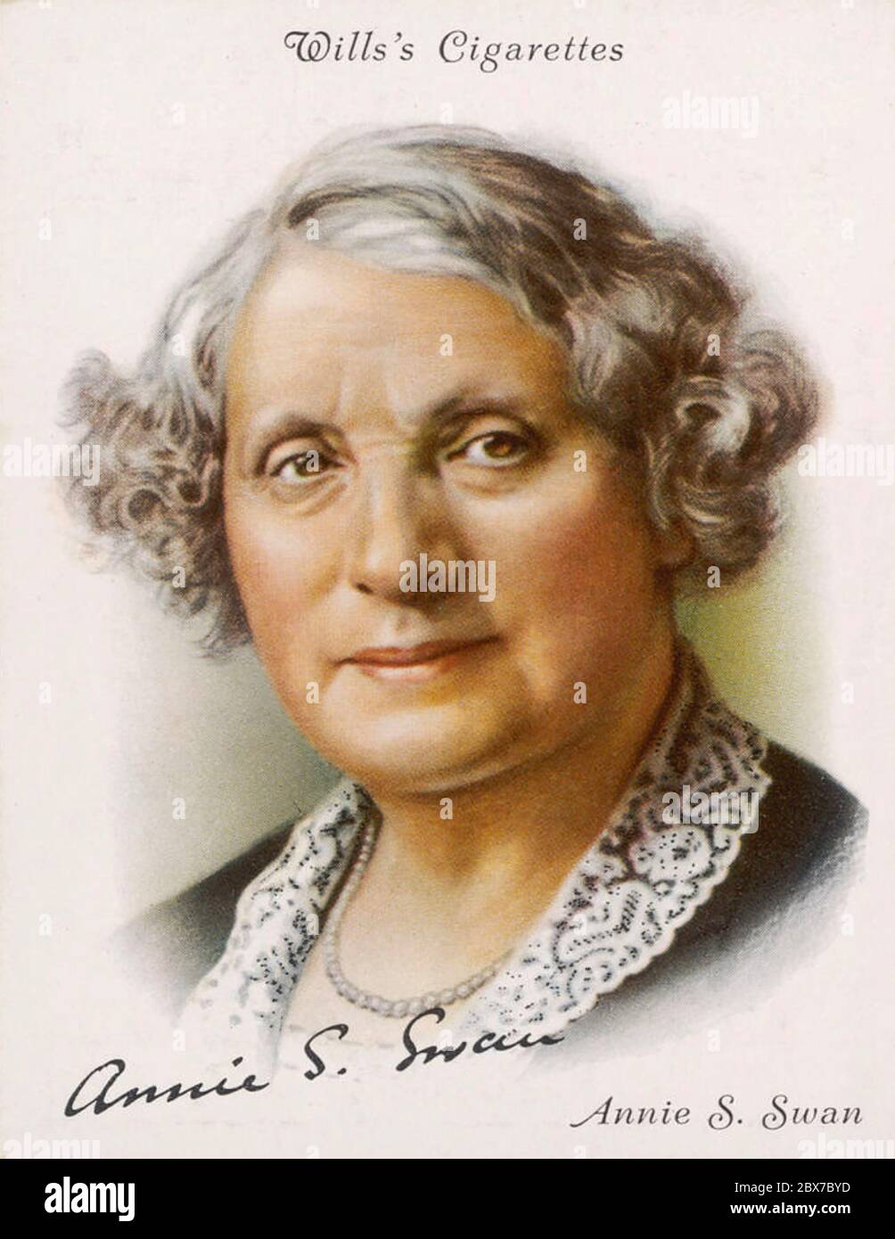 ANNIE SWAN (1859-1943) journaliste et romancier écossais Banque D'Images