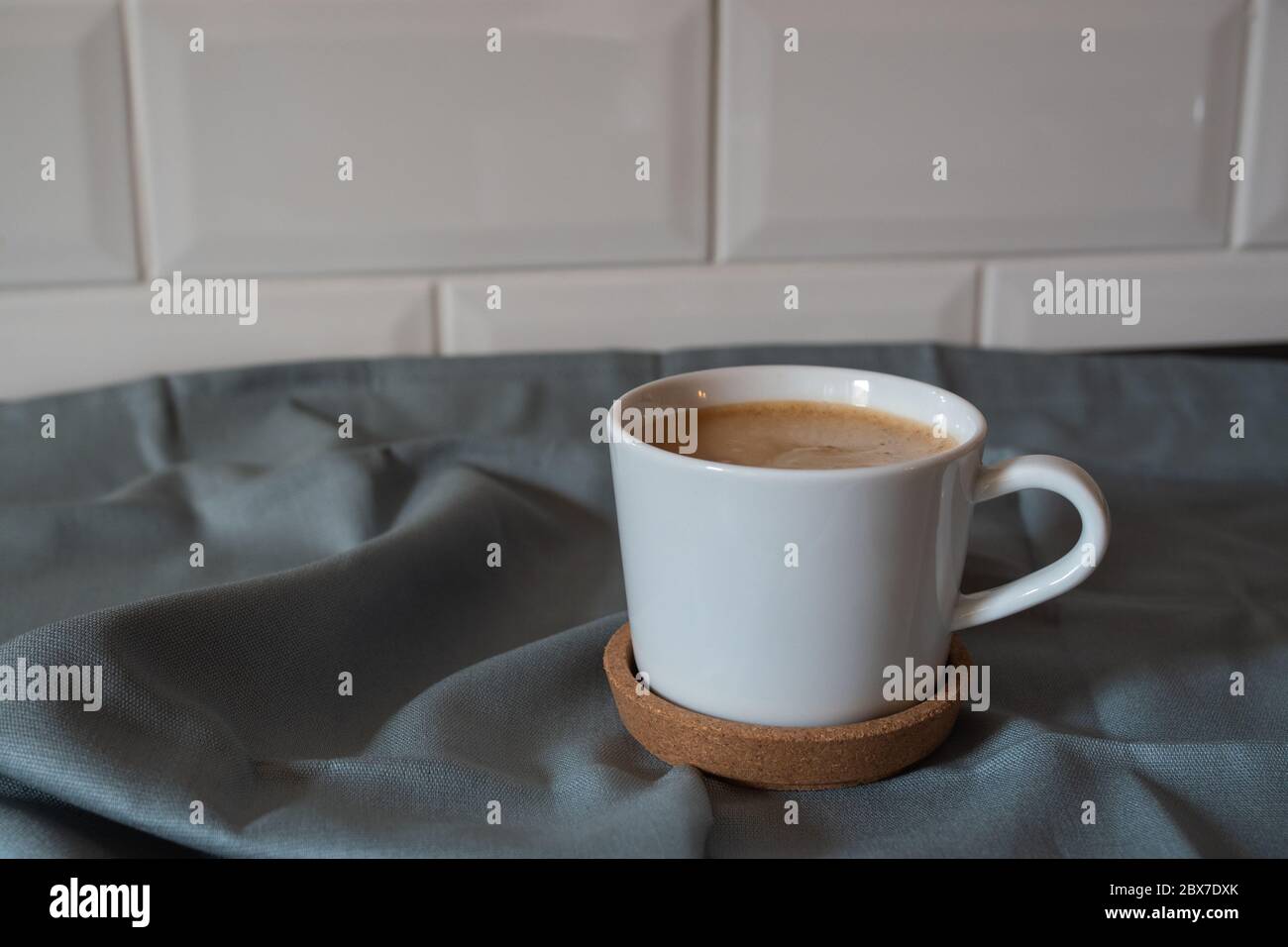 Tasse de café, tout simplement fond, place pour votre texte Banque D'Images