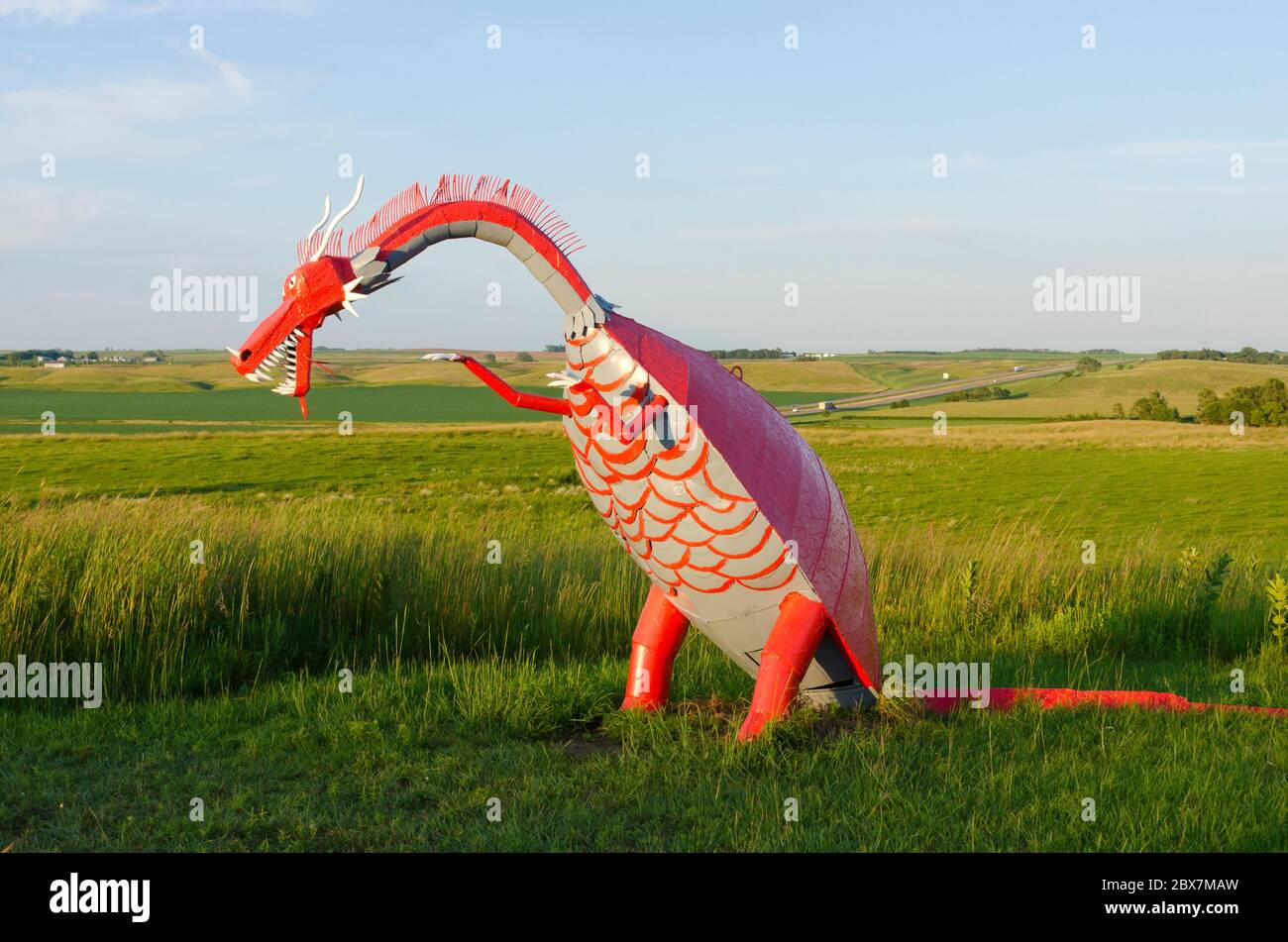 Porter Sculpture Park, Montrose, Dakota du Sud, États-Unis Banque D'Images