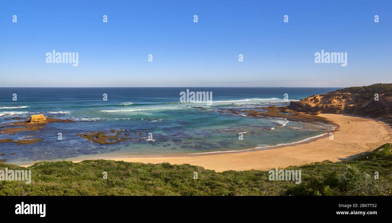 Sorrento Ocean Beach et Coppins Lookout. Péninsule de Mornington, Melbourne, Australie Banque D'Images