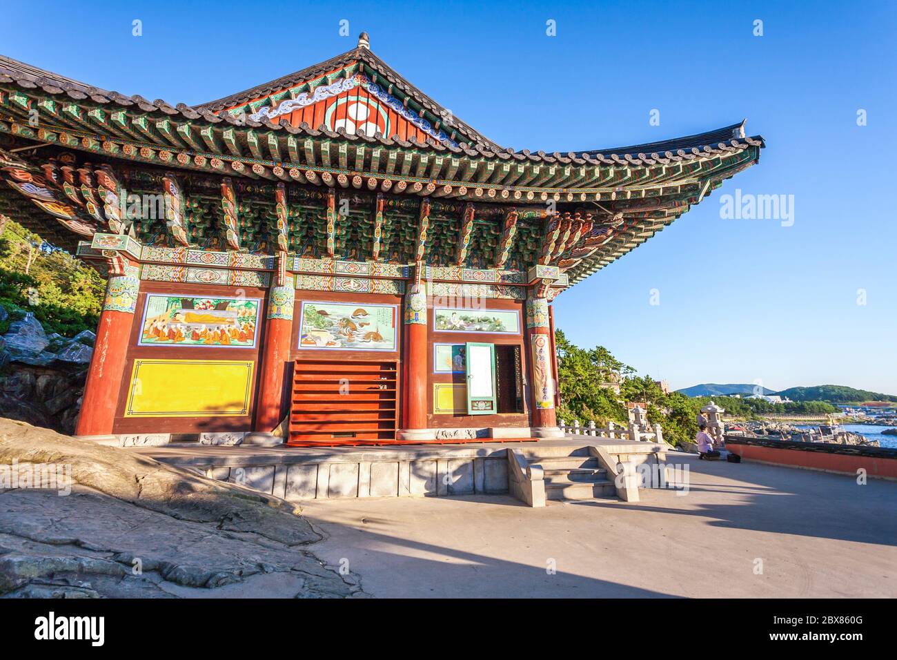 BUSAN, CORÉE - 7 septembre 2014 : Haedong Yonggungsa Temple à Busan, Corée du Sud. Banque D'Images