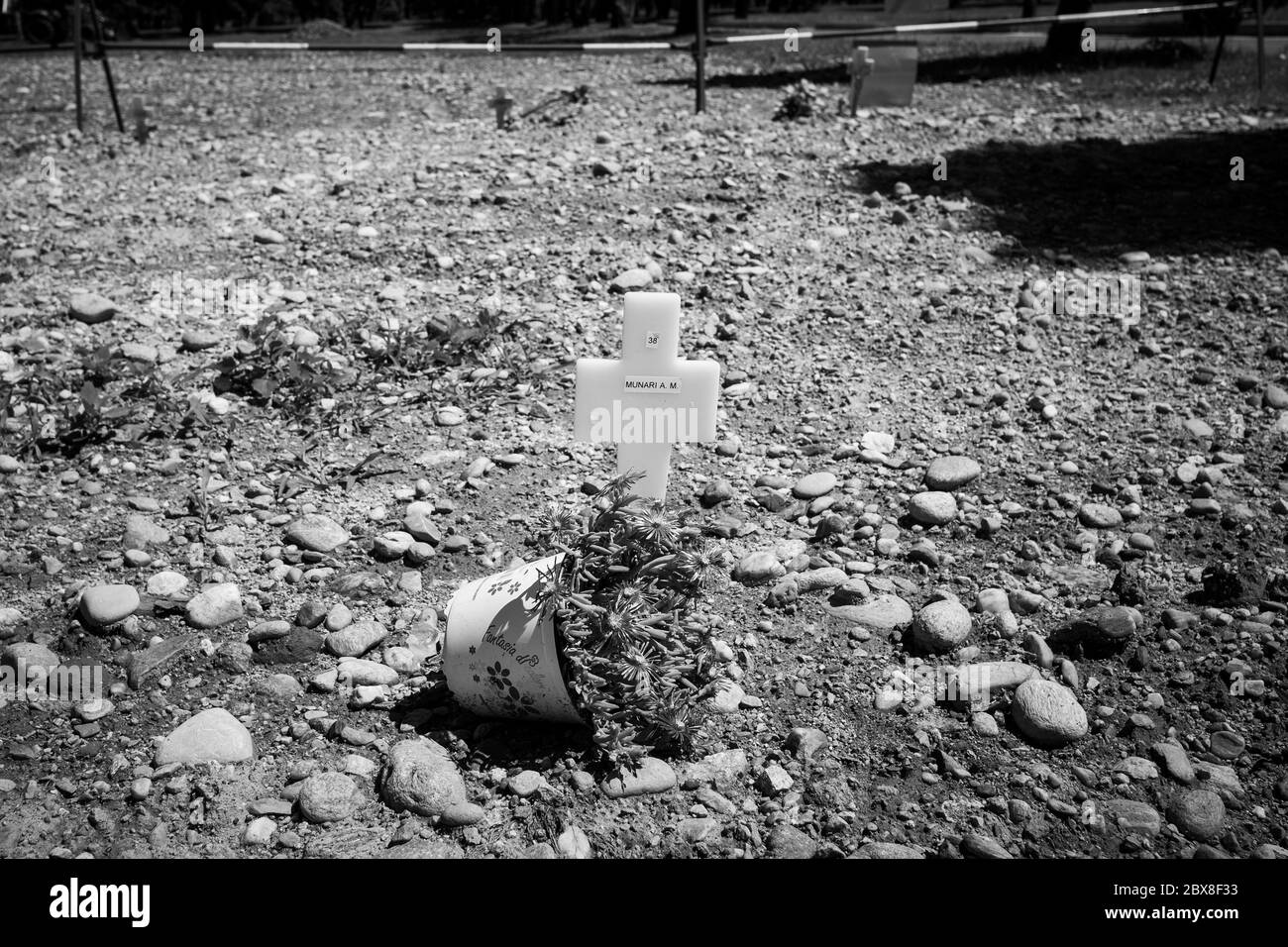 Italie, Milan, cimetière de Musocco, camp 87 Banque D'Images