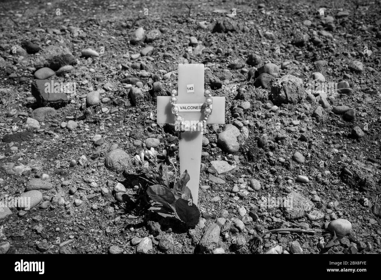 Italie, Milan, cimetière de Musocco, camp 87 Banque D'Images