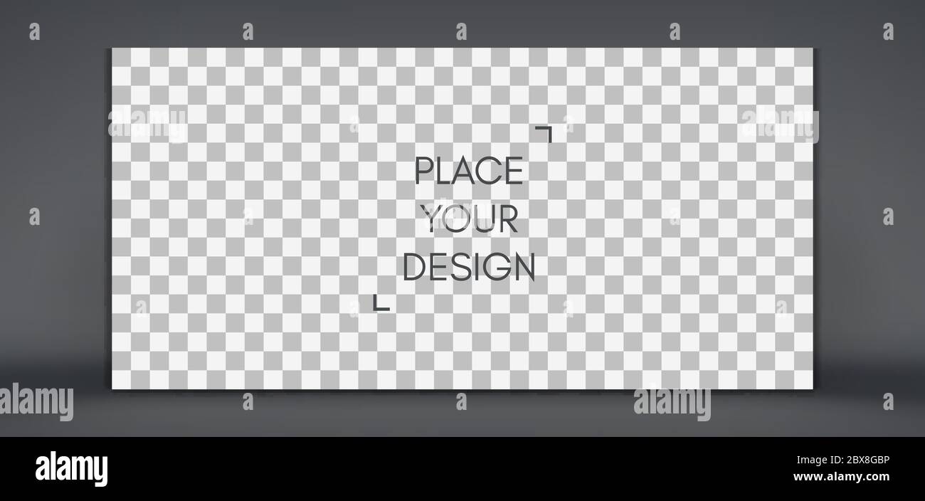 Maquette du cadre photo. Jeu d'arrière-plan. Espace pour votre conception. Vector illustration. Illustration de Vecteur