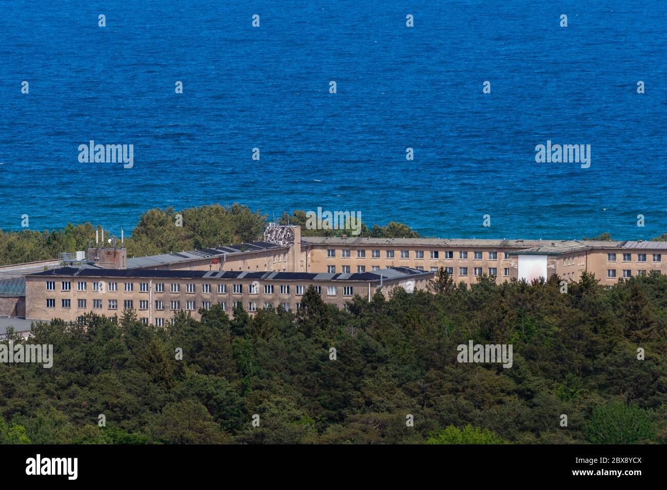 Les ruines de Plora sur l'île de Rügen Banque D'Images