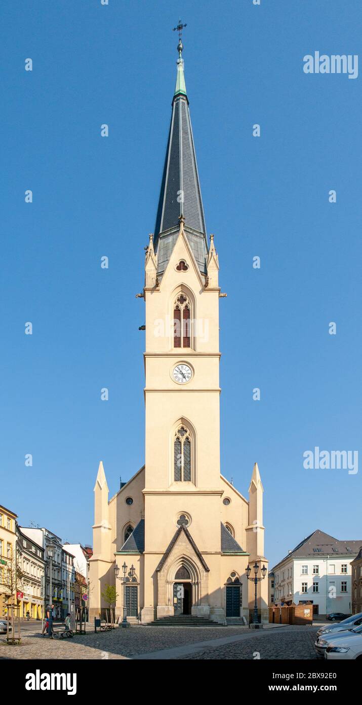 Eglise Saint-Antoine le Grand à Liberec, République Tchèque. Banque D'Images