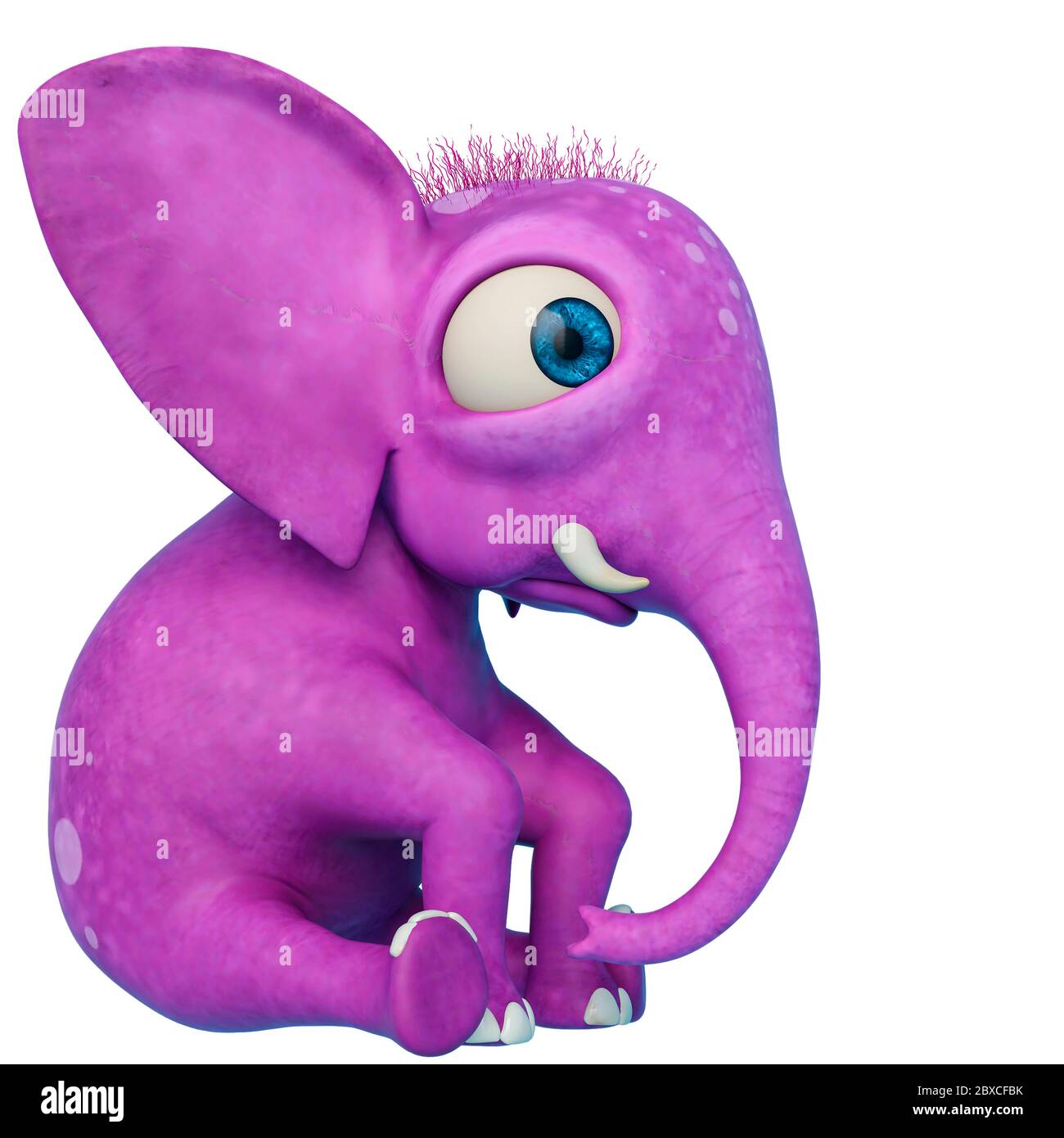 Baby Elephant Sitting Banque D Image Et Photos Alamy