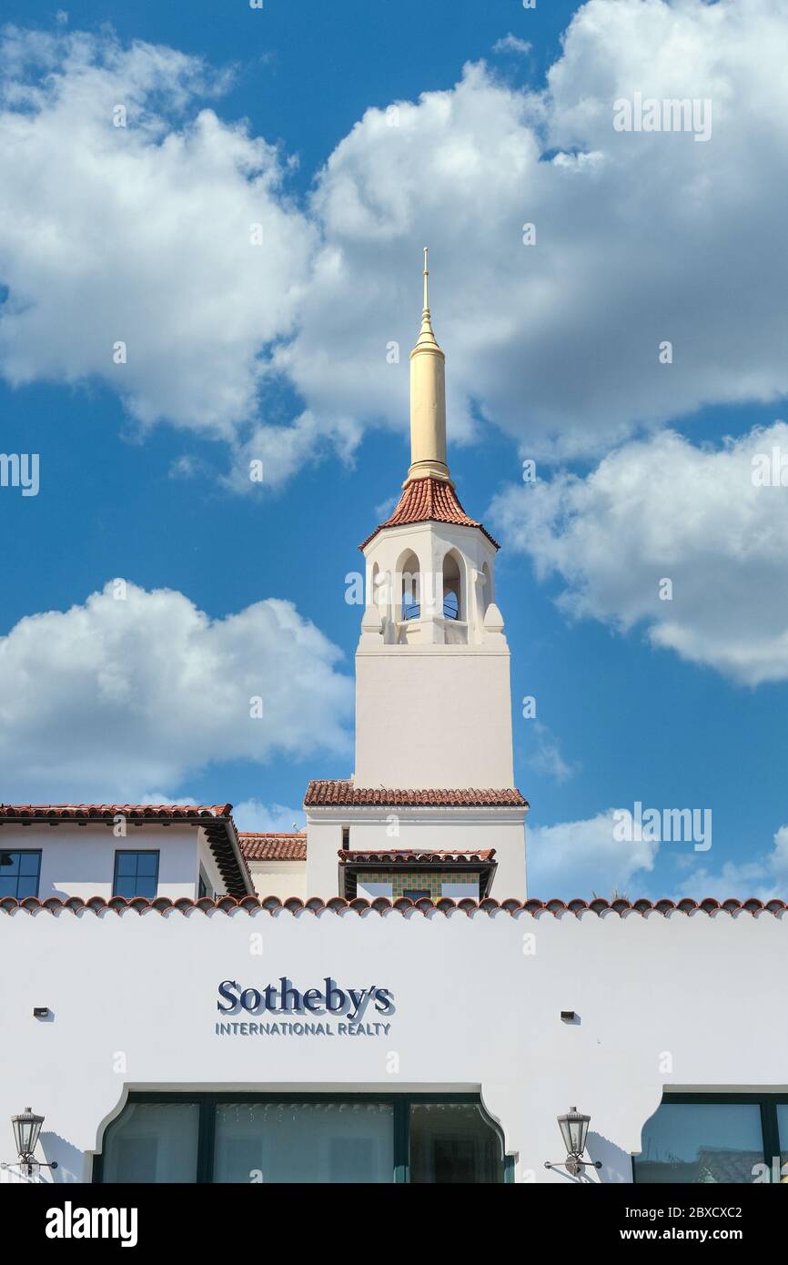 Sothebys Realty à Santa Barbara Banque D'Images