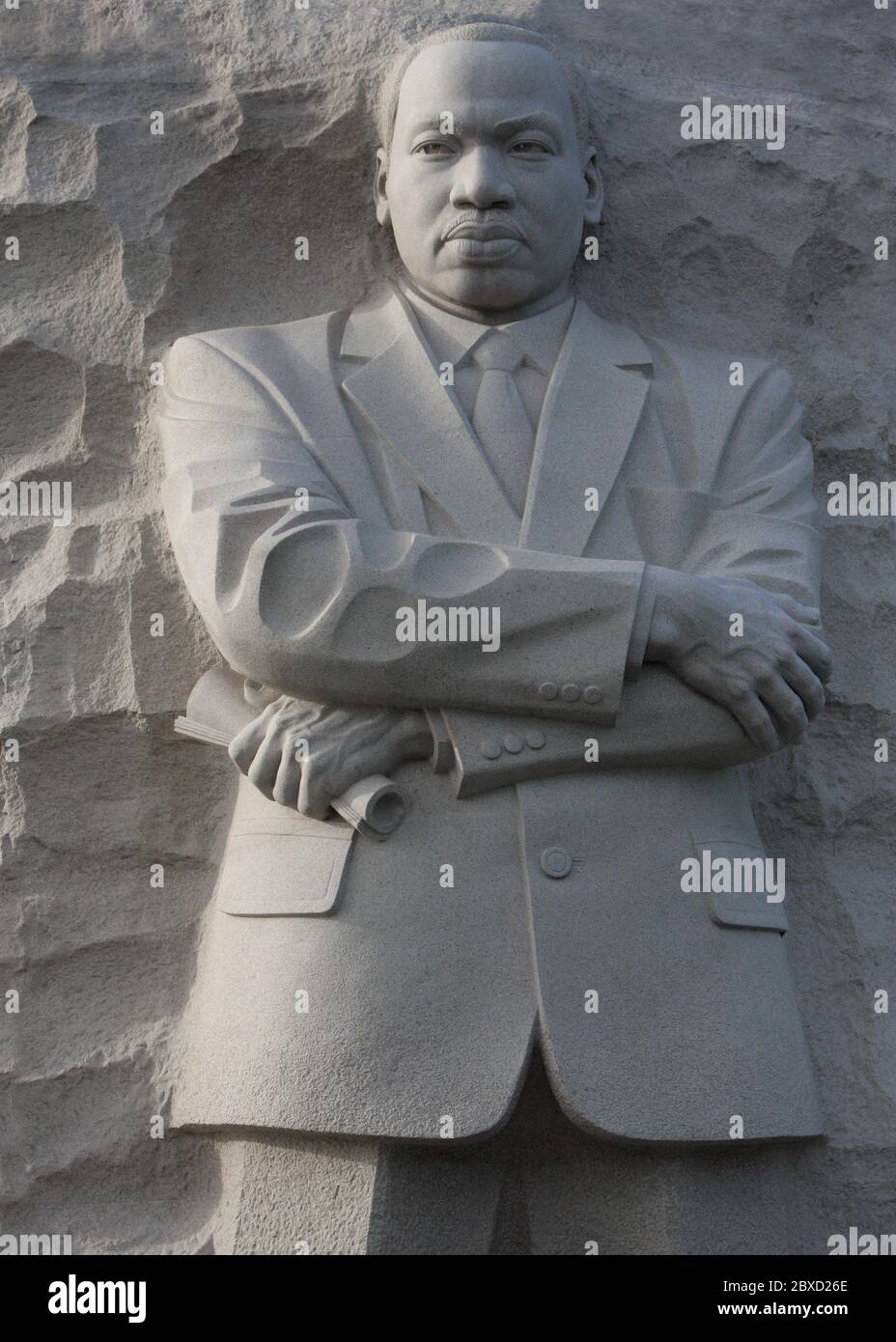 Vue de face du monument Martin Luther King, Jr. À Washington, D.C. Banque D'Images