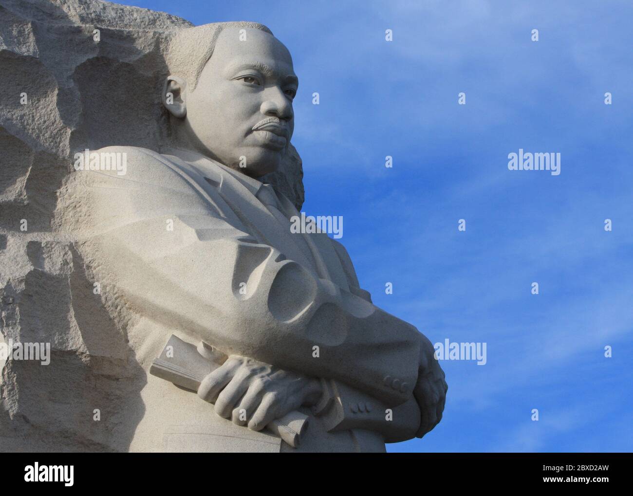 Détail du monument Martin Luther King Jr. À Washington, D.C. Banque D'Images