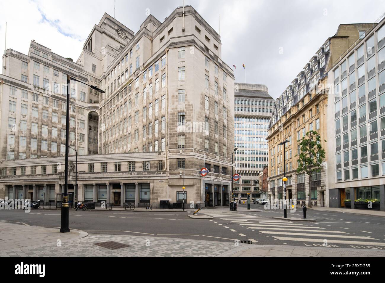 Broadway, St James Park pendant le confinement du coronavirus au Royaume-Uni Banque D'Images