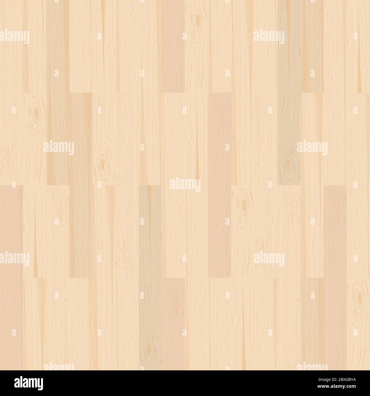 Parquet en bois sans couture, couleur claire depuis la vue de dessus Illustration de Vecteur