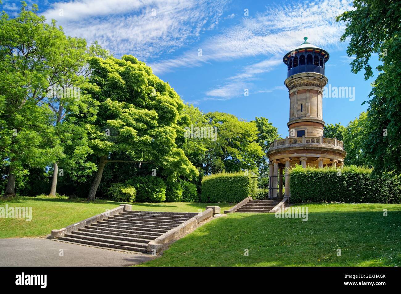 Royaume-Uni, Yorkshire du Sud, Barnsley, Locke Park Tower Banque D'Images