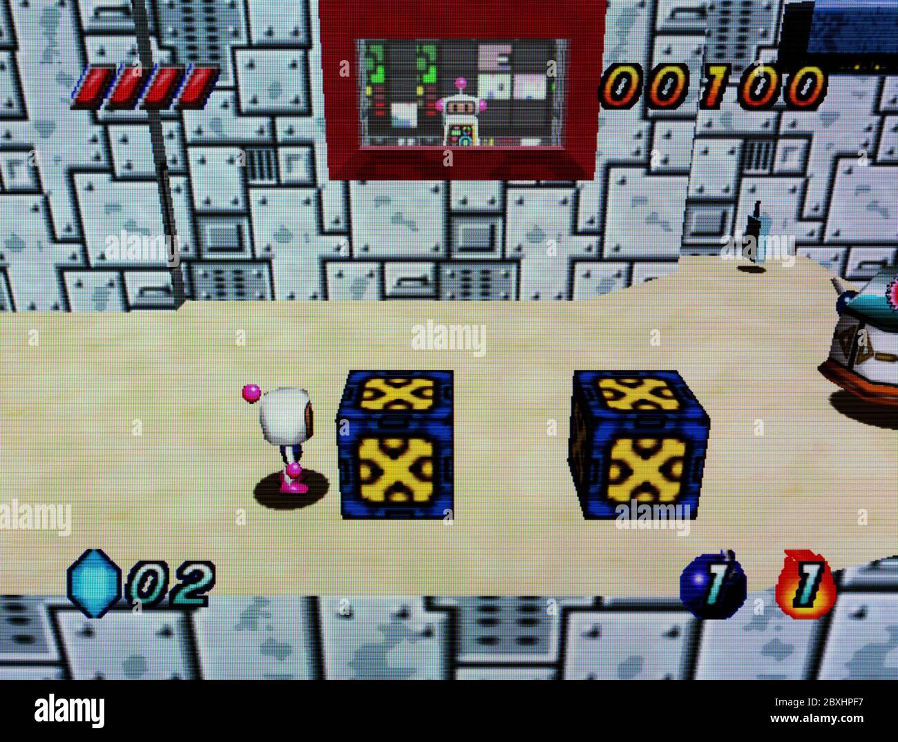 Bomberman Hero Bomber Man - Nintendo 64 Videogame - usage éditorial seulement Banque D'Images